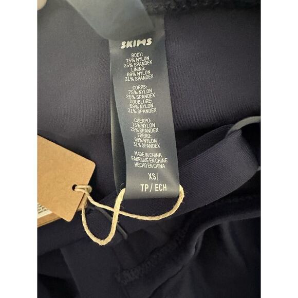 NWT Skims Rare Shaping Sculpting Swim Ruched One-Piece in Midnight Women’s XS - Picture 4 of 6